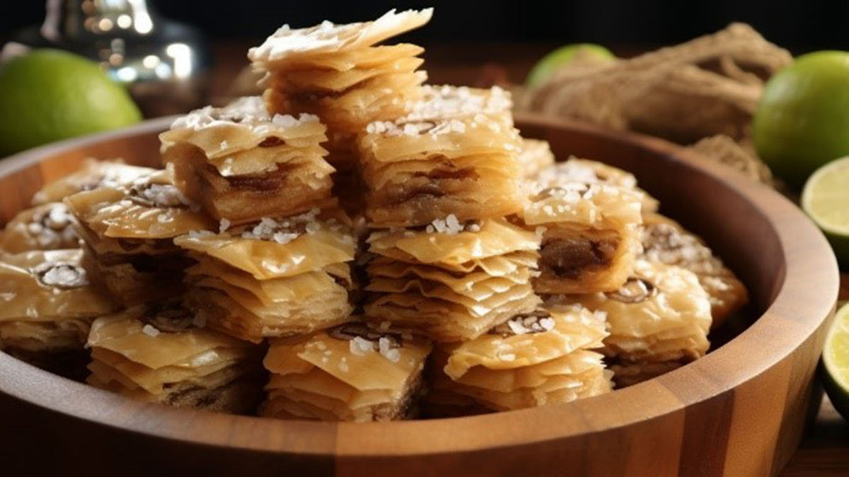 Macadamia Nut Baklava Recipe Hawaiian Rainbow Bees