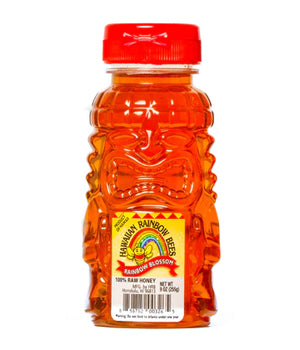 Case of Rainbow Blossom Honey - 9oz Tiki Bottles (15 count)
